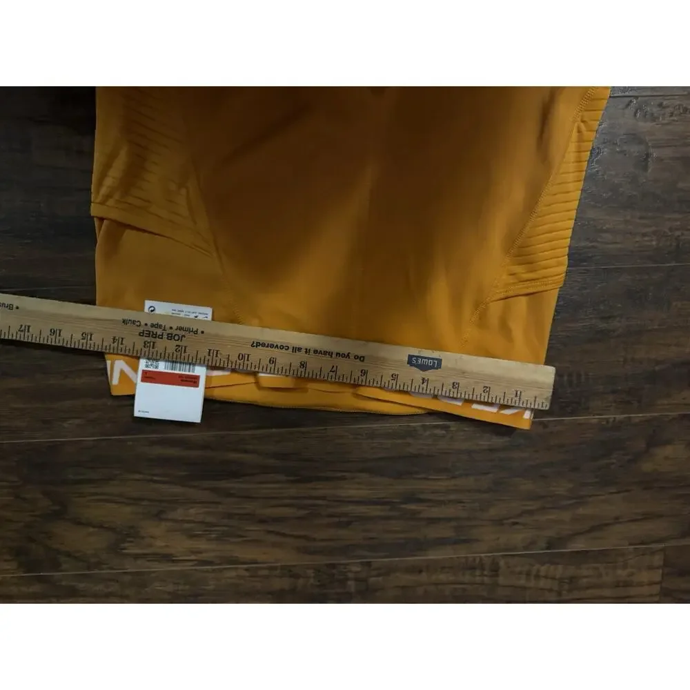 Nike Pro Women's Leggings Size L Light Curry High Waist Full Length Training